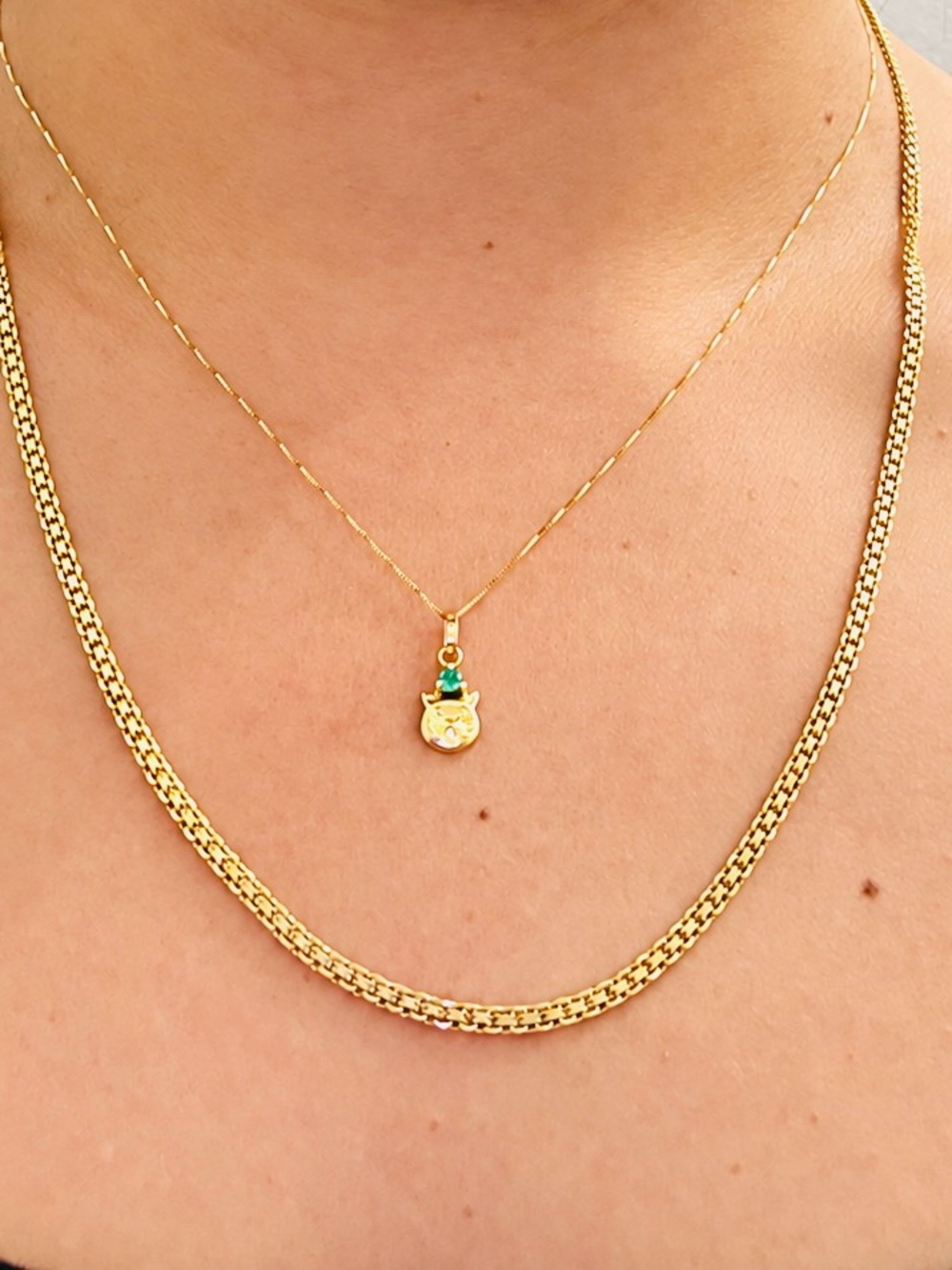 18K Solid Gold China Link Chain